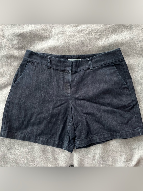 LOFT Pants - Ann Taylor LOFT Denim Dark Navy Women’s Tailored Shorts - Size 8
